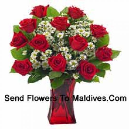 Lovely 12 Red Roses